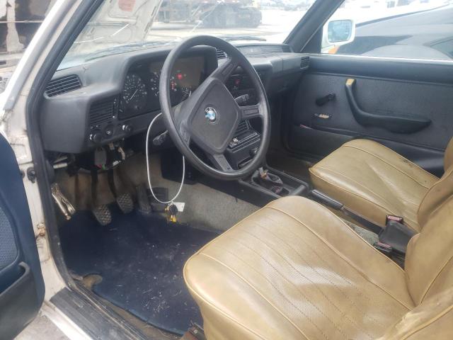 Photo 8 from auction – 1983 BMW 320 I with VIN WBAAG330XD9001622