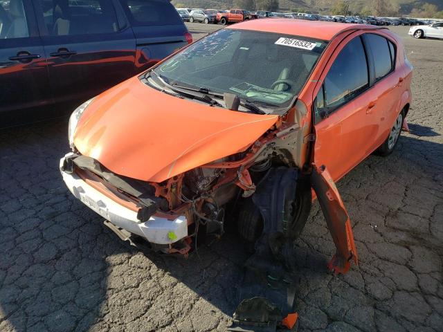 TOYOTA PRIUS C 2014 with VIN JTDKDTB34E1064971 - Photo from auction