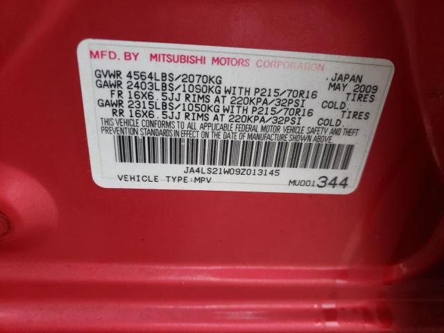 Photo 14 from auction – 2009 MITSUBISHI OUTLANDER with VIN JA4LS21W09Z013145