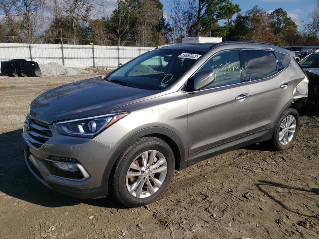 HYUNDAI SANTA FE S 2018 with VIN 5NMZU4LA7JH055537 - Photo from auction