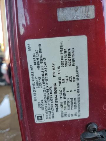 Photo 14 from auction – 1997 GMC JIMMY with VIN 1GKDT13W6V2556893
