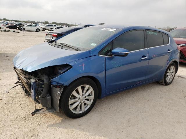 KIA FORTE EX 2014 with VIN KNAFX5A84E5195647 - Photo from auction