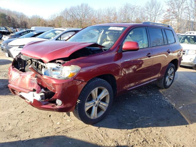 TOYOTA HIGHLANDER 2008 with VIN JTEES43A582022924 - Photo from auction