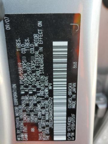 Photo 14 from auction – 2008 TOYOTA HIGHLANDER with VIN JTEES43A682025072