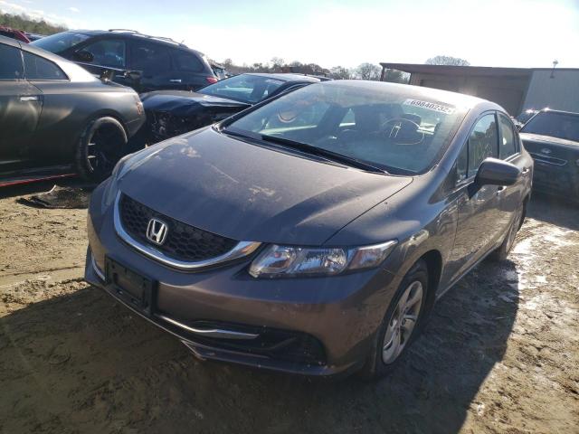 Photo 1 from auction – 2015 HONDA CIVIC LX with VIN 19XFB2F57FE245638