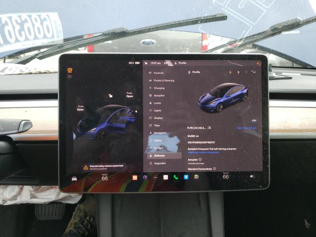 Photo 9 from auction – 2022 TESLA MODEL 3 with VIN 5YJ3E1EA3NF188737