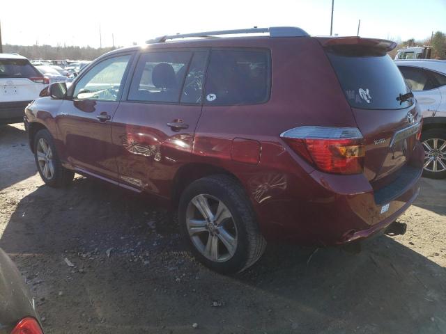 Photo 2 from auction – 2008 TOYOTA HIGHLANDER with VIN JTEES43A582022924
