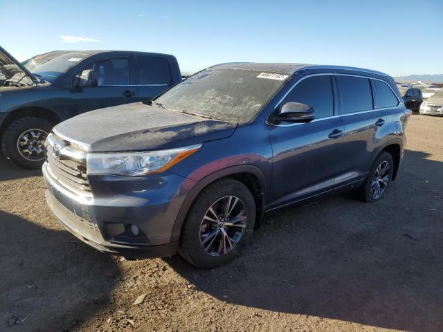 TOYOTA HIGHLANDER 2016 with VIN 5TDJKRFH1GS261046 - Photo from auction