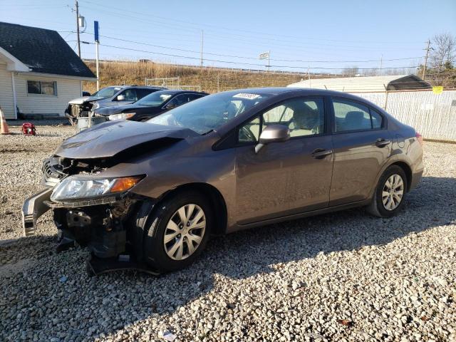 HONDA CIVIC LX 2012 with VIN 19XFB2F57CE317594 - Photo from auction