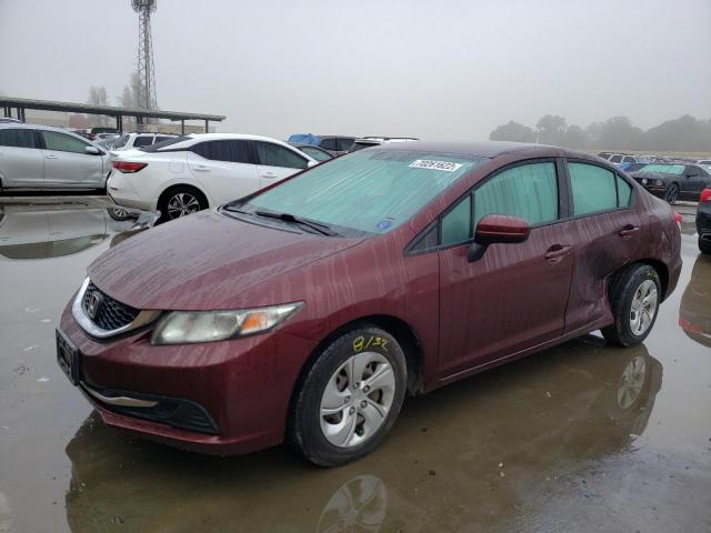 HONDA CIVIC LX 2014 with VIN 19XFB2F5XEE254333 - Photo from auction