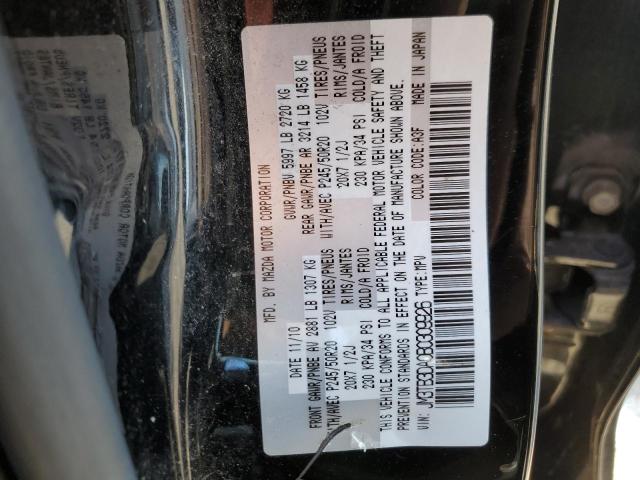 Photo 14 from auction – 2011 MAZDA CX-9 with VIN JM3TB3DA0B0309926