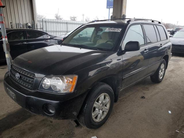 TOYOTA HIGHLANDER 2003 with VIN JTEHD21A830024038 - Photo from auction
