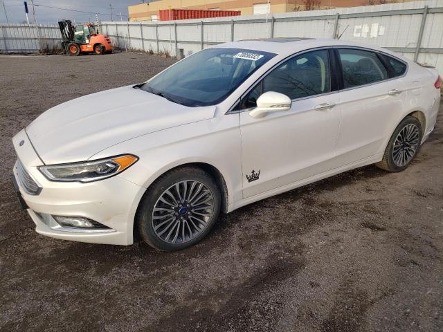 FORD FUSION SE 2017 with VIN 3FA6P0T98HR376141 - Photo from auction