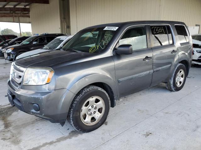 HONDA PILOT LX 2011 with VIN 5FNYF3H2XBB015425 - Photo from auction