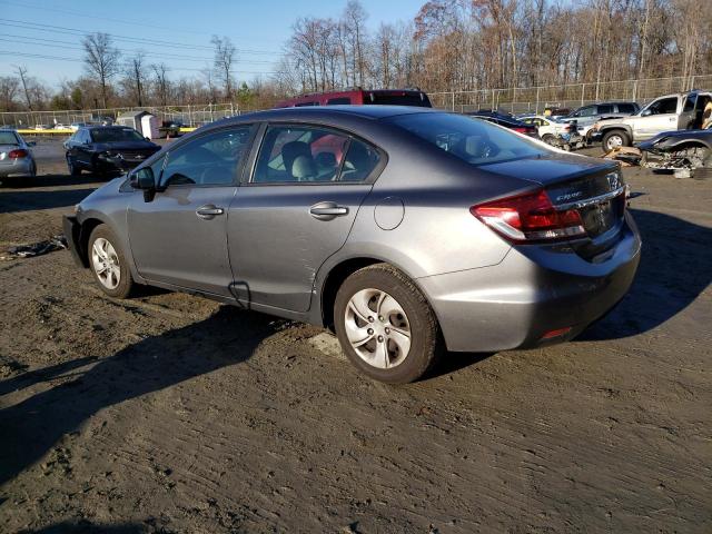 Photo 2 from auction – 2013 HONDA CIVIC LX with VIN 19XFB2F52DE059633