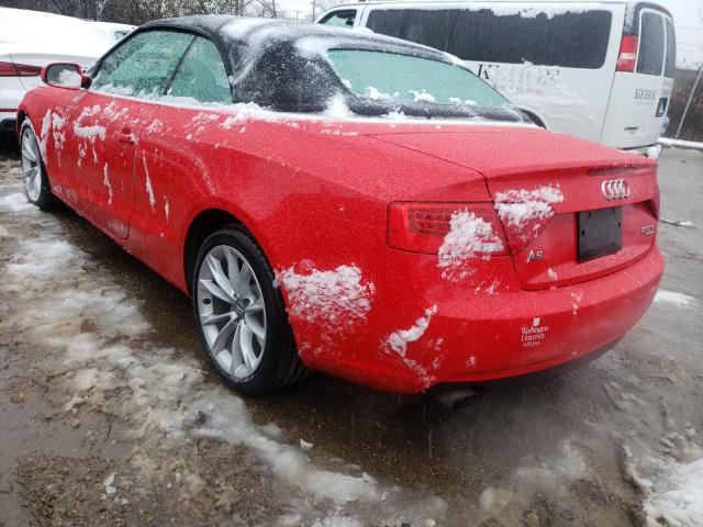 Photo 2 from auction – 2013 AUDI A5 PREMIUM with VIN WAULFAFH9DN014807