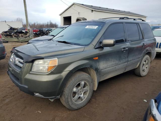 HONDA PILOT EX 2006 with VIN 5FNYF18476B004586 - Photo from auction