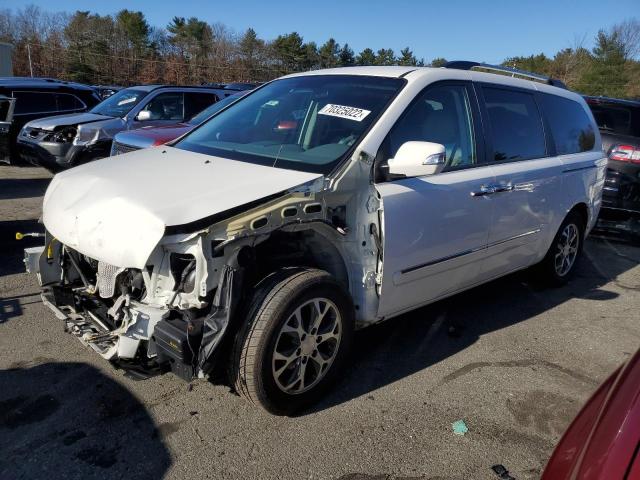KIA SEDONA EX 2014 with VIN KNDMH4C7XE6586737 - Photo from auction
