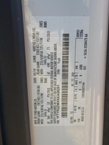 Photo 14 from auction – 2019 FORD TRANSIT T- with VIN 1FTYR2ZMXKKA58201
