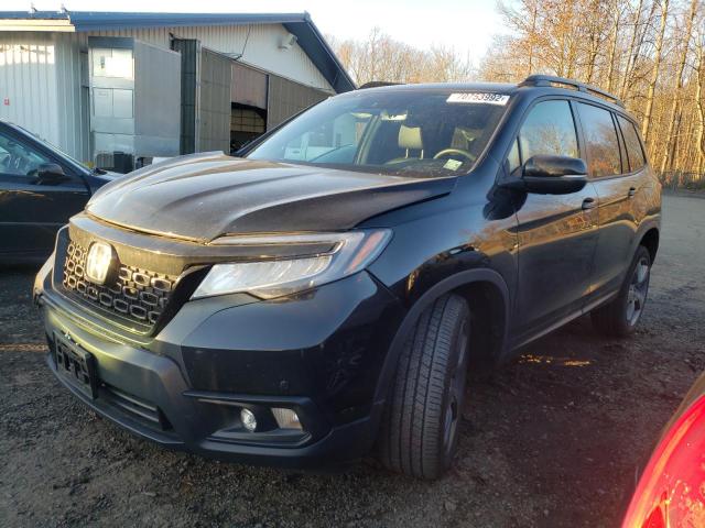 HONDA PASSPORT T 2021 with VIN 5FNYF8H99MB035386 - Photo from auction