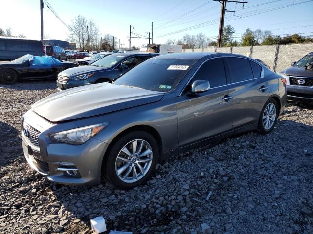 INFINITI Q50 BASE 2014 with VIN JN1BV7AP1EM686194 - Photo from auction