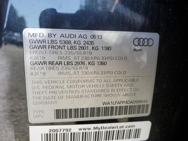 Photo 14 from auction – 2013 AUDI Q5 PREMIUM with VIN WA1LFAFP4DA098644