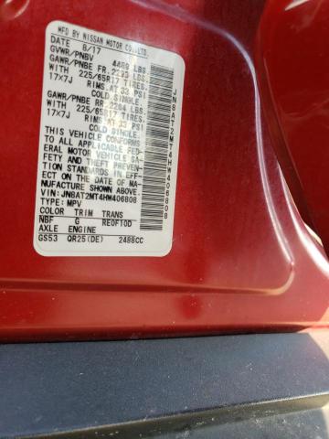 Photo 14 from auction – 2017 NISSAN ROGUE S with VIN JN8AT2MT4HW406808