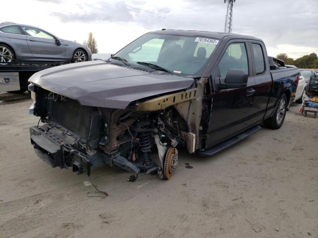 FORD F150 SUPER 2018 with VIN 1FTEX1CP3JKE31471 - Photo from auction