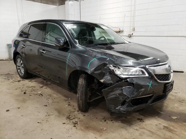 Photo 4 from auction – 2016 ACURA MDX TECHNO with VIN 5FRYD4H45GB008496