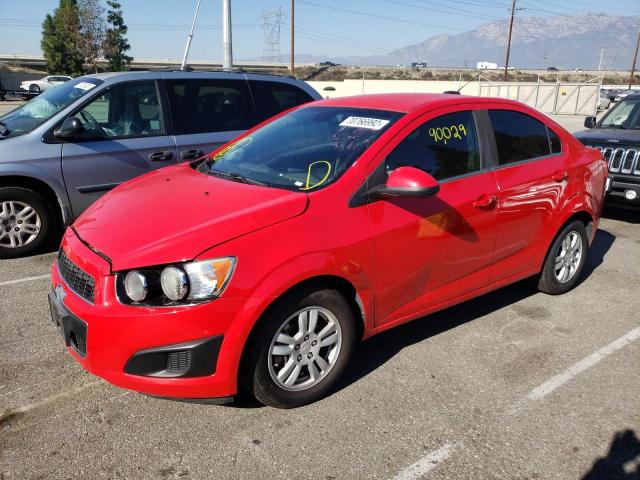 CHEVROLET SONIC LT 2015 with VIN 1G1JC5SG6F4150949 - Photo from auction