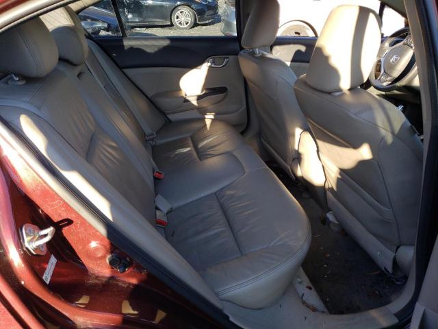 Photo 10 from auction – 2012 HONDA CIVIC EXL with VIN 19XFB2F96CE378406