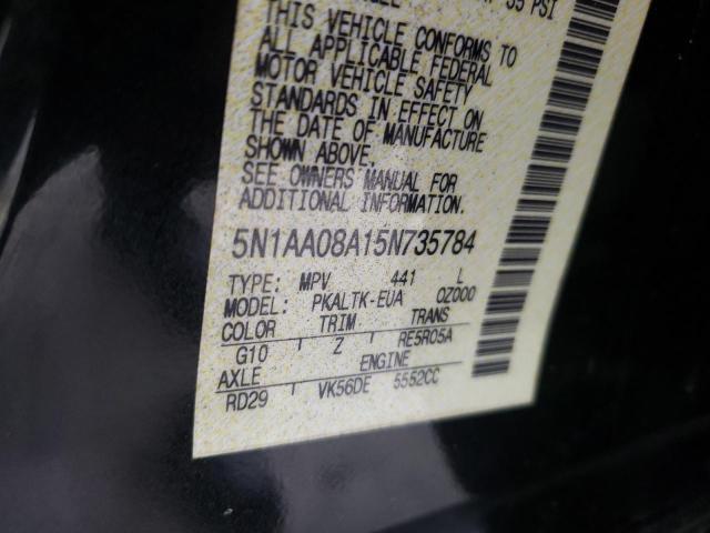 Photo 14 from auction – 2005 NISSAN ARMADA SE with VIN 5N1AA08A15N735784