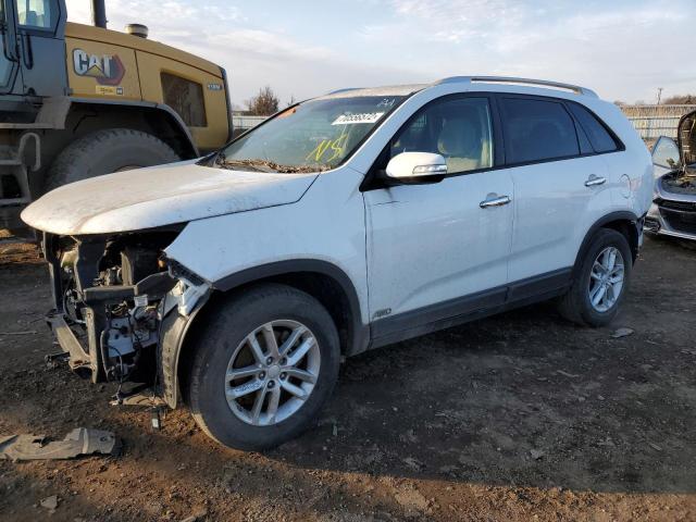 KIA SORENTO LX 2015 with VIN 5XYKTCA68FG584641 - Photo from auction