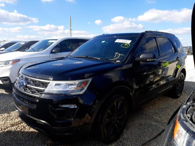 FORD EXPLORER X 2018 with VIN 1FM5K7D8XJGA23847 - Photo from auction