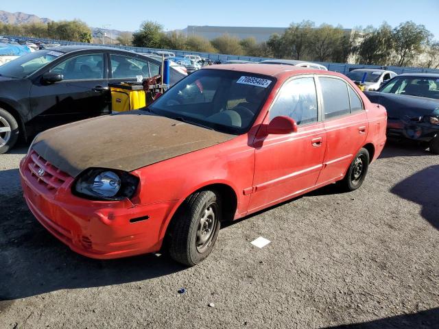HYUNDAI ACCENT GL 2005 with VIN KMHCG45C35U590936 - Photo from auction