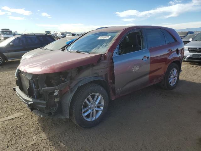 KIA SORENTO LX 2015 with VIN 5XYKTDA71FG624959 - Photo from auction