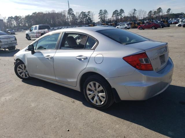 Photo 2 from auction – 2012 HONDA CIVIC LX with VIN 19XFB2F52CE027599