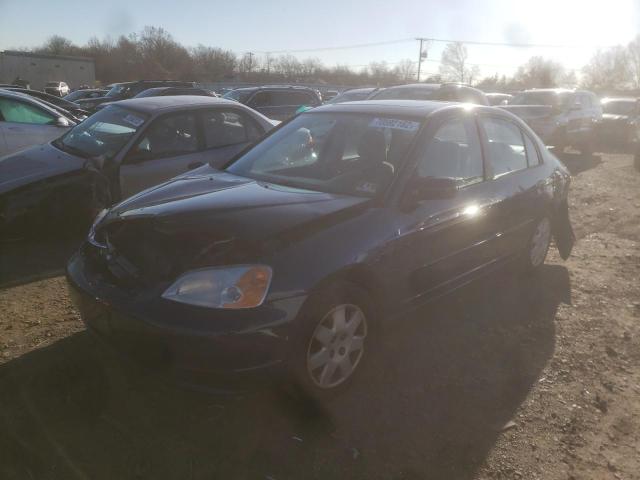 HONDA CIVIC EX 2002 with VIN 2HGES26792H594622 - Photo from auction