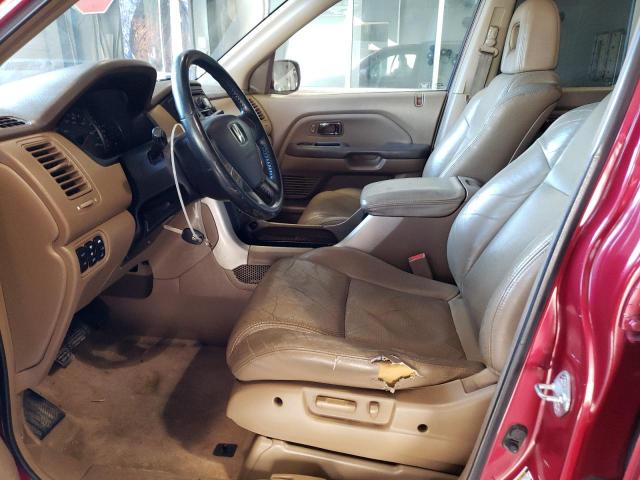 Photo 7 from auction – 2005 HONDA PILOT EXL with VIN 5FNYF18565B028708