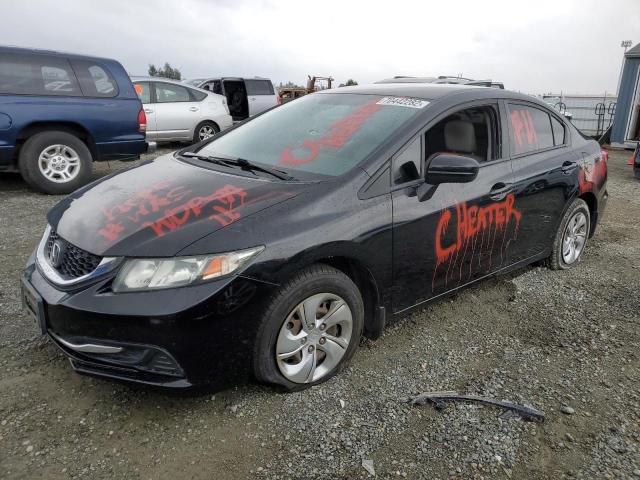 HONDA CIVIC LX 2014 with VIN 19XFB2F55EE218386 - Photo from auction
