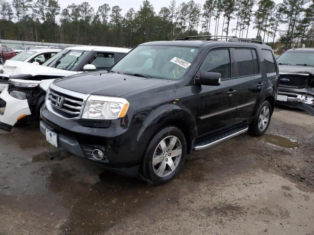 Photo 1 from auction – 2014 HONDA PILOT TOUR with VIN 5FNYF3H99EB010511