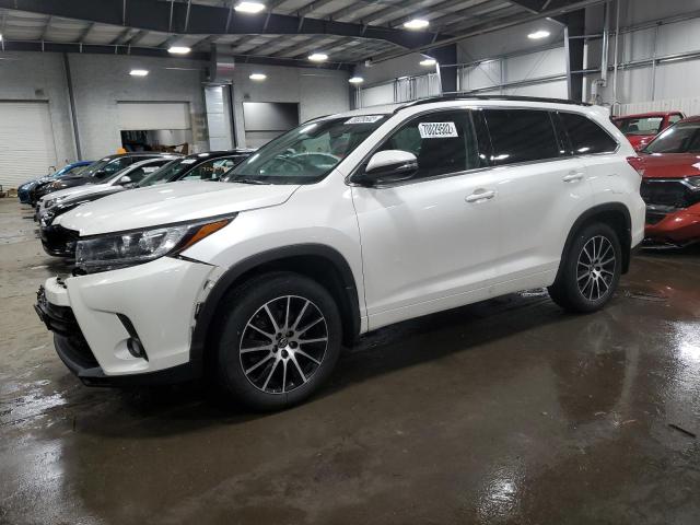 TOYOTA HIGHLANDER 2018 with VIN 5TDJZRFH9JS486575 - Photo from auction