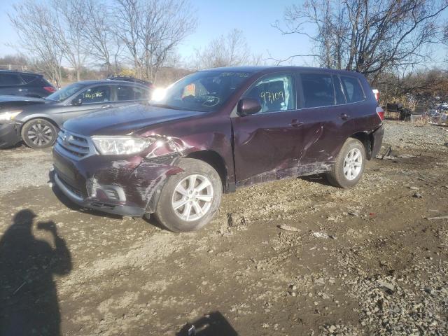 TOYOTA HIGHLANDER 2011 with VIN 5TDZA3EH8BS012160 - Photo from auction