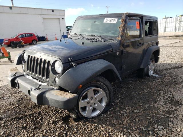 JEEP WRANGLER S 2015 with VIN 1C4AJWAGXFL752506 - Photo from auction