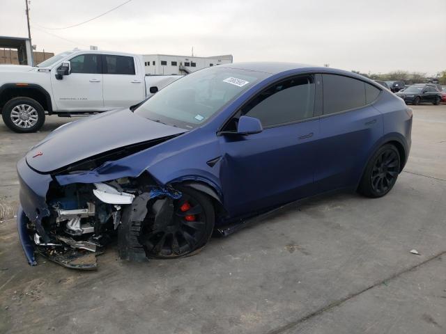 TESLA MODEL Y 2022 with VIN 7SAYGDEE7NA004260 - Photo from auction