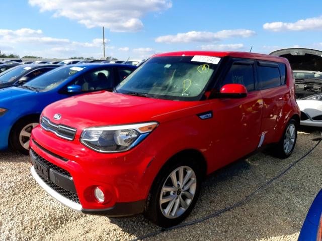 KIA SOUL + 2018 with VIN KNDJP3A5XJ7568227 - Photo from auction