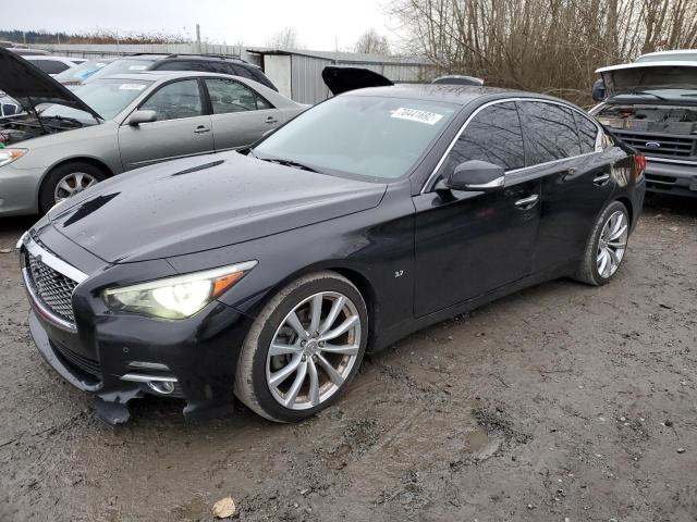 INFINITI Q50 BASE 2014 with VIN JN1BV7AR4EM699703 - Photo from auction