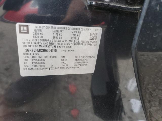 Photo 14 from auction – 2017 CHEVROLET EQUINOX LT with VIN 2GNFLFEK2H6304665