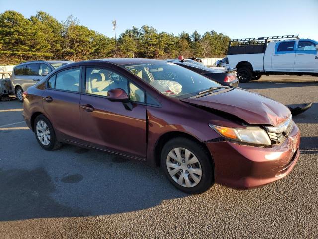 Photo 4 from auction – 2012 HONDA CIVIC LX with VIN 19XFB2F54CE321893