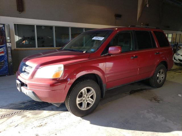 HONDA PILOT EXL 2005 with VIN 5FNYF18565B028708 - Photo from auction